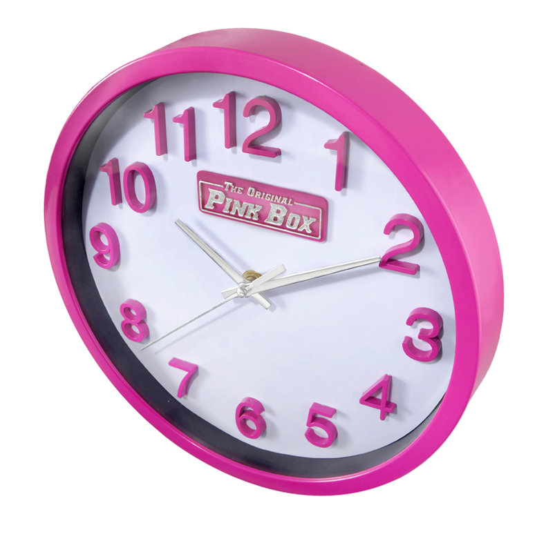 The Original Pink Box Pink Wall Clock & Reviews Wayfair